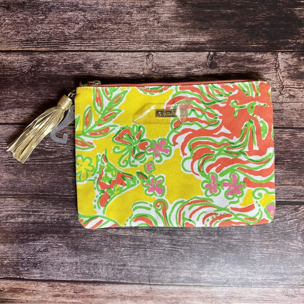 Lilly Pulitzer for Target Happy Place Cosmetic Bag/Clutch NWOT